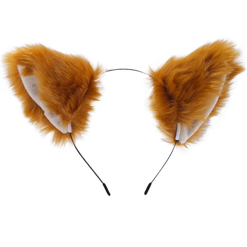 Amazon cross-border cat ear bell headband Cos cat girl hair accessories Christmas Halloween headdress accessories