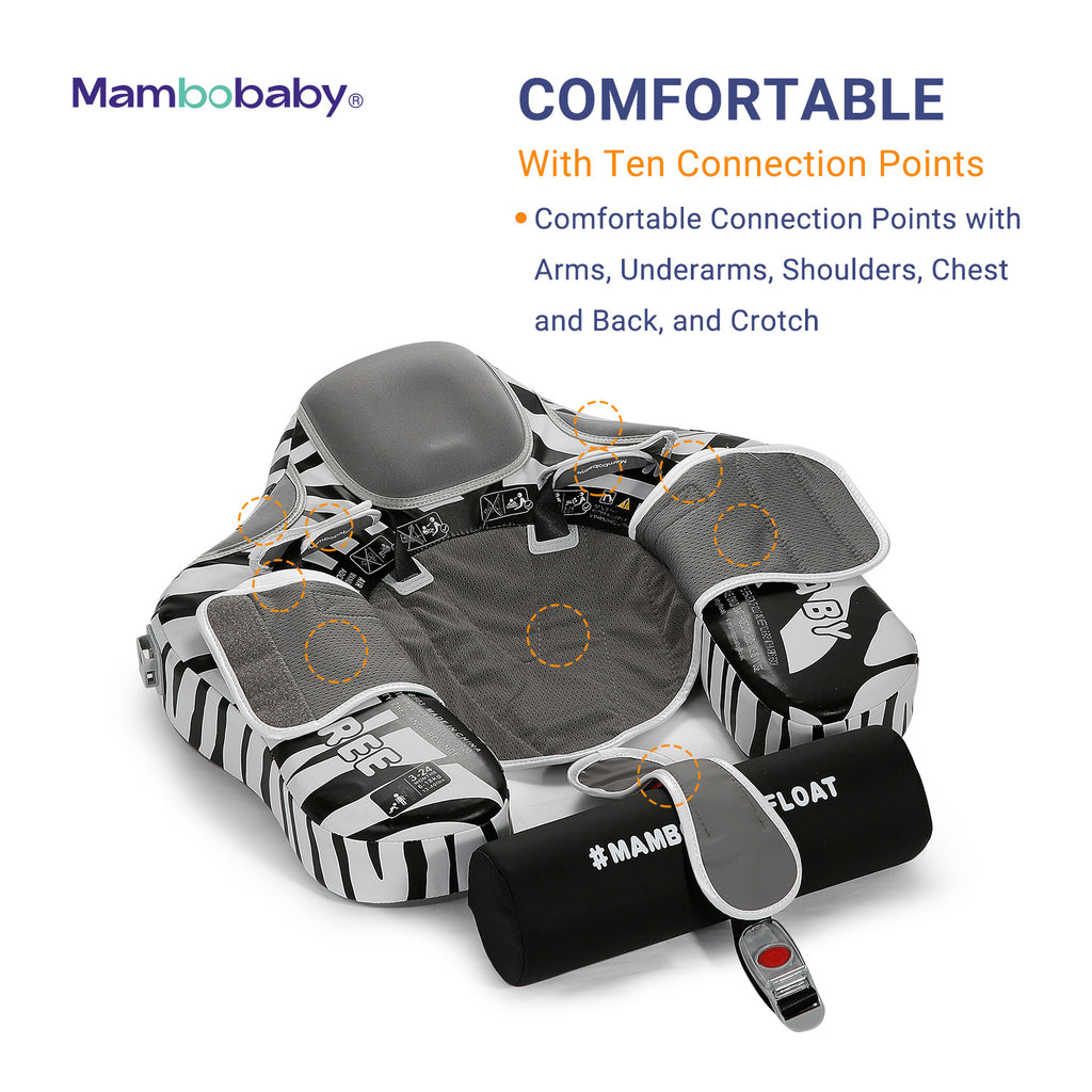 Manbao baby swimming ring 3-24 months newborn non-inflatable baby lying ring infant armpit home bathing sitting ring