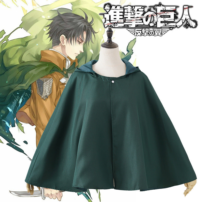 Attack on Titan cos suit Hulk Halloween cloak cape anime costume Survey Corps complete set