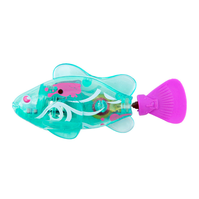 Hot sale electric fish swimming electronic pet fish simulation magic machine induction fish playing in water bathing toy fish