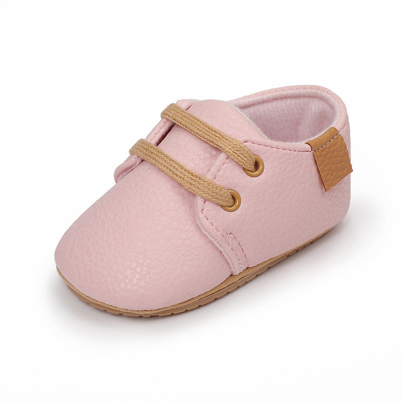 Gamile simple baby toddler shoes rubber sole male and female baby shoes babyshoes newborn one piece delivery