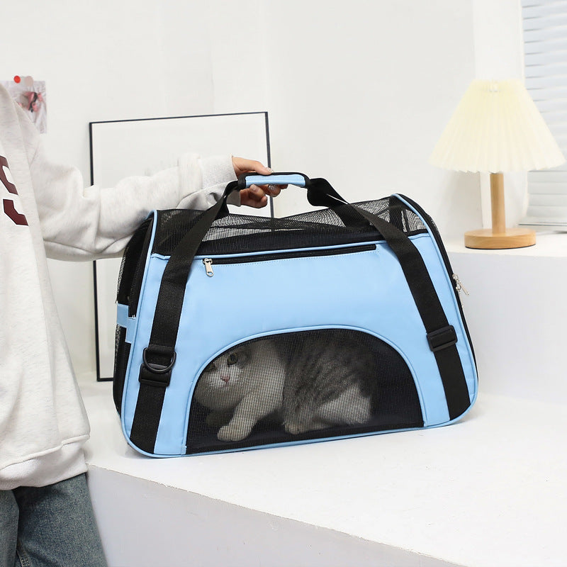 Amazon pet bag cat bag pet portable shoulder bag cat bag dog bag can be differentiated design