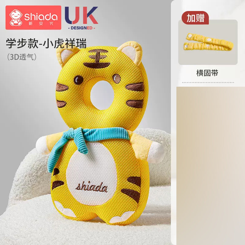 Baby anti-fall pillow baby head protection anti-fall hat cartoon children's toddler pillow anti-collision artifact breathable protective pad