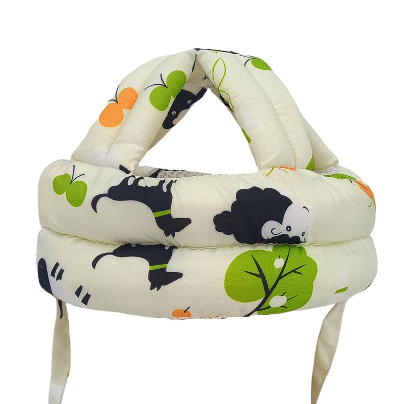 Baby learning to walk head protection anti-fall hat baby learning to walk head protection pad children's anti-collision pillow artifact summer breathable
