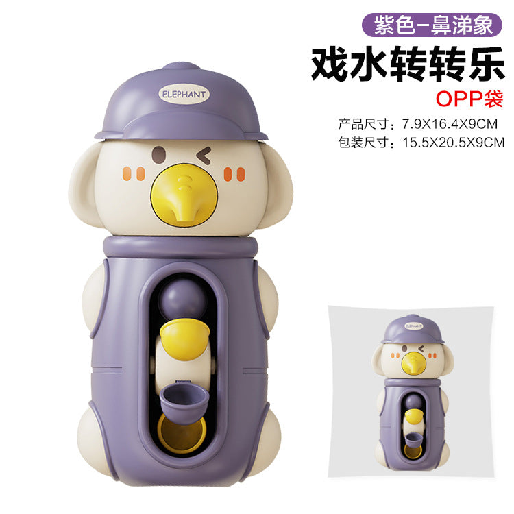 Collection of baby water toys, rotating water spray, sun shower, baby bathroom bath toys, swimming animals