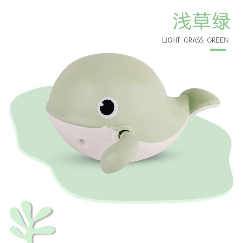 Douyin hot selling children's bathroom water swimming little penguin crab chain cool swim baby bath water toys