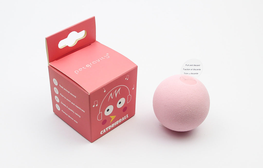 Kitten's gravitational call ball toy teasing cat ball catnip sound molar teeth bite self-healing relieve boredom pet supplies