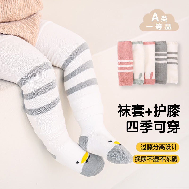 Category A baby knee socks set new style cartoon toddler socks long socks set baby girl knee socks children