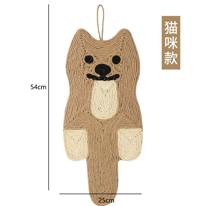 Avocado Cat Scratching Board Sofa Anti-scratch Wear-resistant Claw Device Cat Toy Pet Supplies Cactus Cat Scratching Mat Sisal