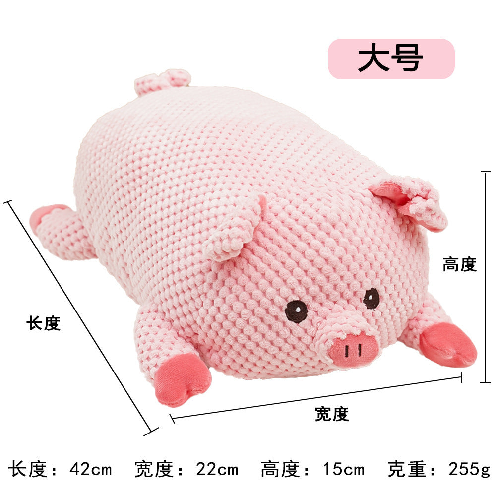 Plush Dog French Bulldog Bite-resistant Ball Rope Sounding Toy Fruit Cartoon Animal Cat Kitten Pet Supplies