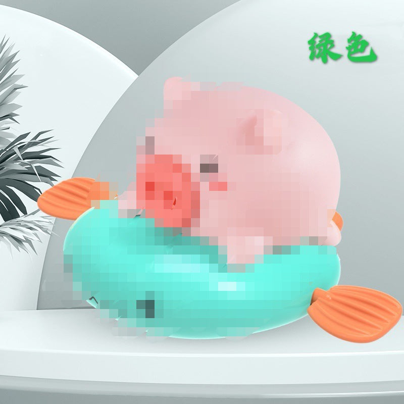 Little Yellow Duck Little Dolphin Playing Water Baby Bath Toys Bathroom Baby Children Bathing Swimming Tiktok Toys