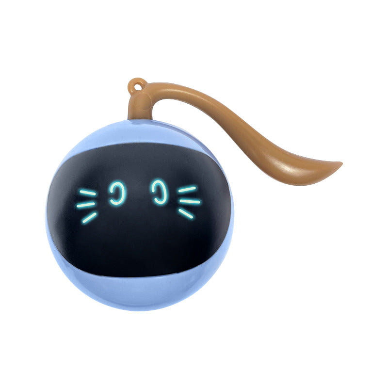 Cat Toy Electric Cat Ball Rechargeable Pet Magic Ball Automatic Intelligent Cat Teasing Stick Self-entertainment Kitten Toy