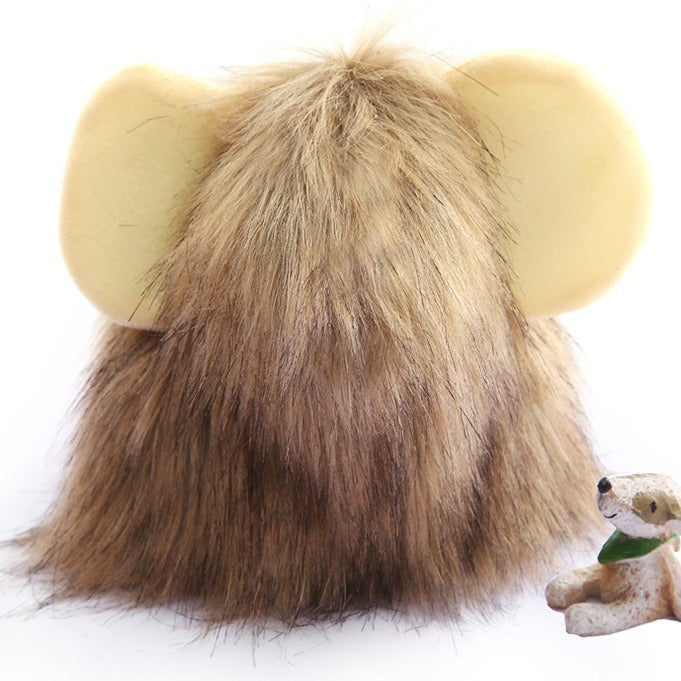 Lion headgear pet accessories puppy hair accessories cat wig accessories headband headdress helmet hat dog accessories