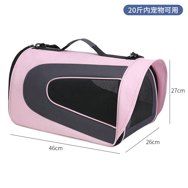 Wholesale cat bag convenient pet folding pet bag cat breathable space capsule single shoulder portable dog backpack