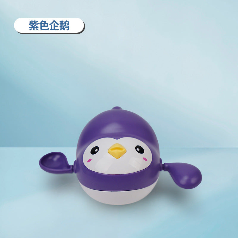 Douyin same baby water bath toys playing water turtle dolphin swimming little yellow duck summer bathroom children