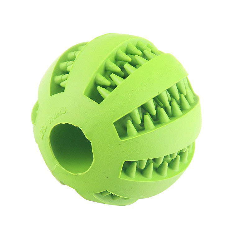 Dog toy missing food ball molar ball puzzle relieves boredom and bite-resistant pet missing food toy molar teeth cleaning watermelon ball
