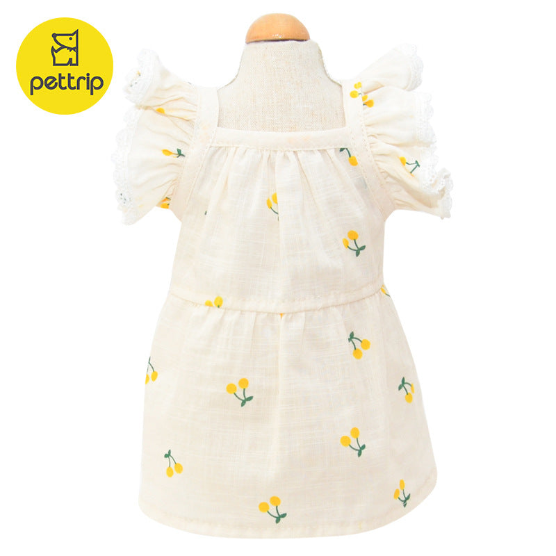 Beitu spring and summer new pet skirt dog skirt cat skirt kitten skirt pet clothes dog clothes