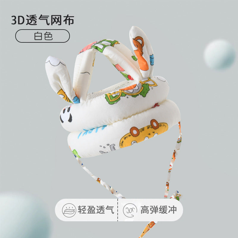 Baby learning to walk head protection anti-fall hat baby learning to walk head protection pad children's anti-collision pillow artifact summer breathable