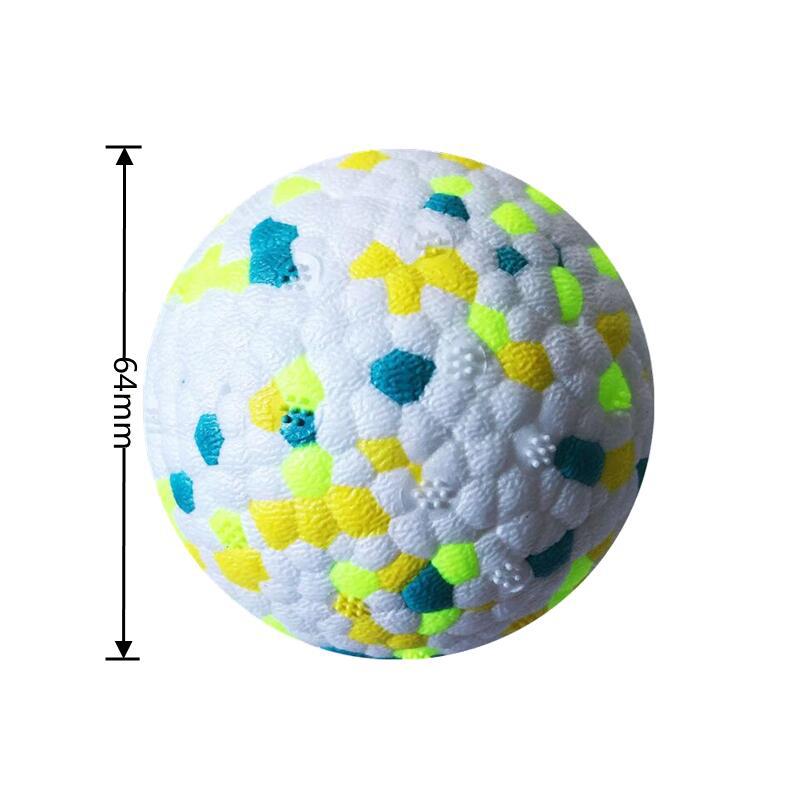 Meianju popping ball high-elastic lightweight popcorn ball bite-resistant molar pet toy dog solid toy ball