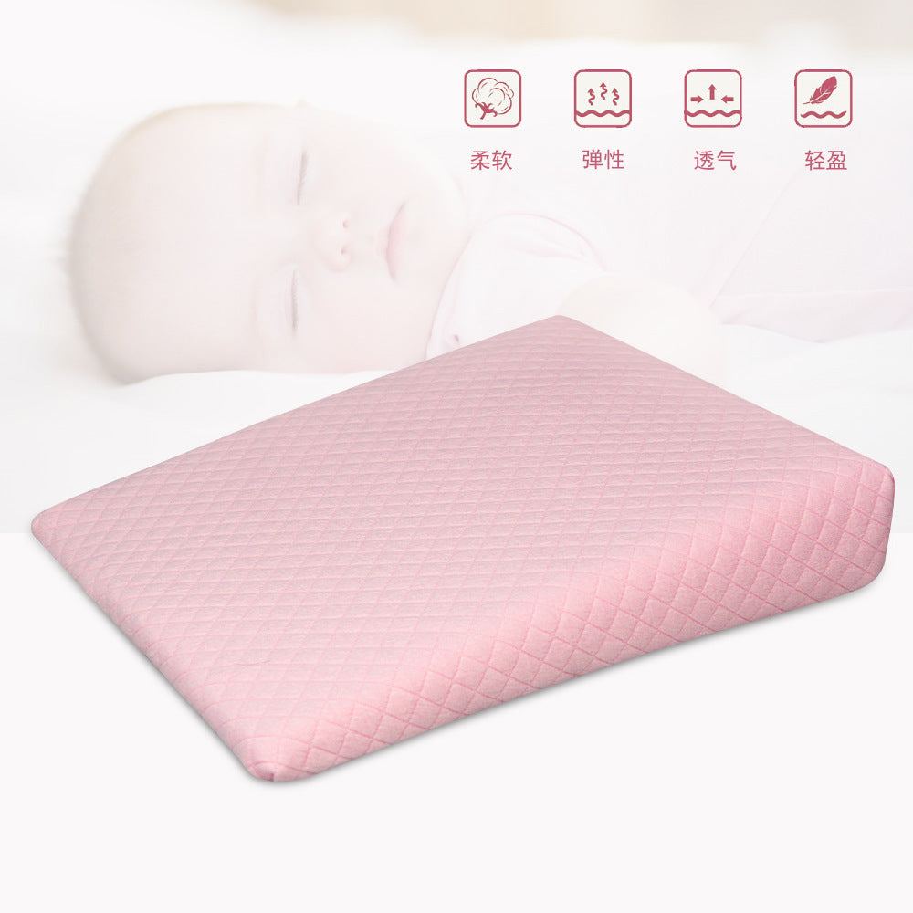 Cross-border best-selling baby anti-spitting milk slope pillow baby breastfeeding pillow breastfeeding side sleeping side lying anti-spill milk baby pillow
