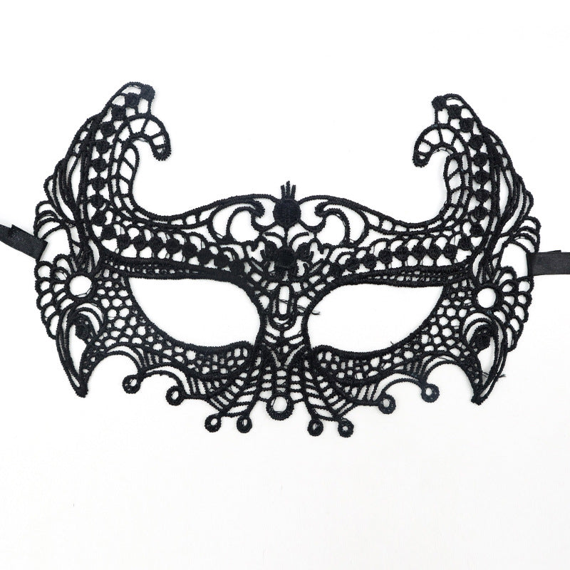 Cross-border exclusive masquerade party lace mask Christmas Halloween fun unshaped eye mask supplies