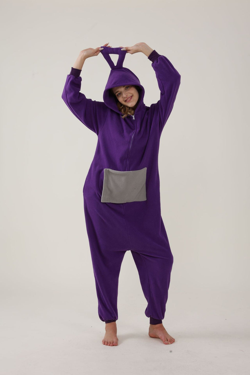 Salamander dragon taming tiger shark lion brown monkey Teletubbies adult cartoon one-piece pajamas Halloween cosp