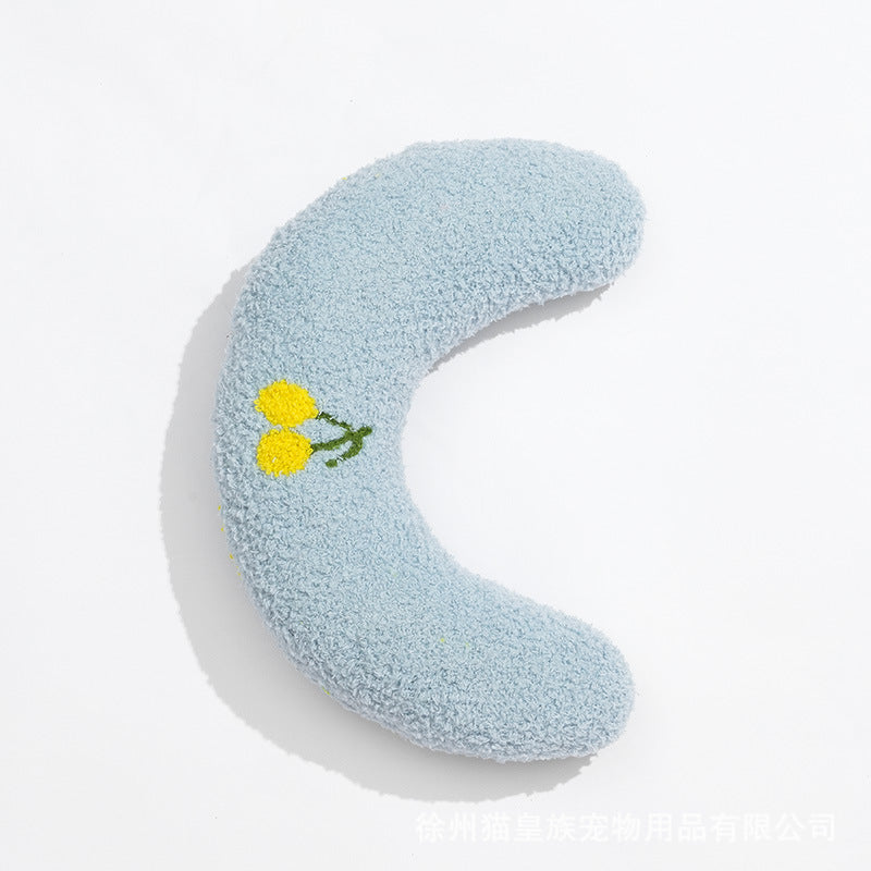 Pet Pillow Cat U-shaped Pillow Dog Pillow Protects Cervical Spine Deep Sleep Toy Pet Crescent Pillow