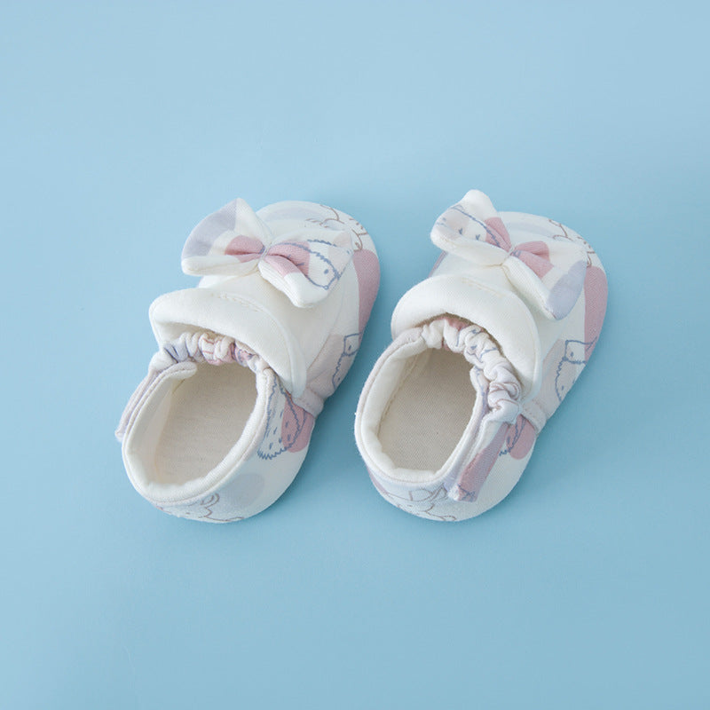 One-year-old baby girl toddler shoes spring and autumn soft sole baby shoes 6-12 months cute girl princess shoes