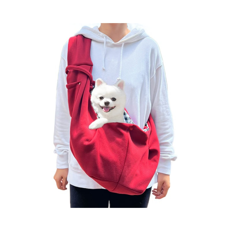 Cross-border cat pet backpack new autumn and winter shoulder bag messenger bag cat bag dog outing bag dog supplies Bichon