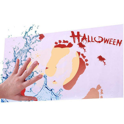 Halloween foot mats bloody bathroom color changing floor mats turn red when exposed to water bathroom mats change color when exposed to water carpet bath mats