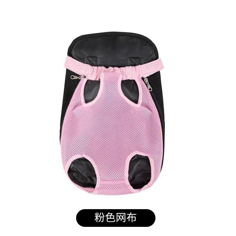 Factory direct sales pet chest bag for going out, comfortable and portable breathable dog bag and cat bag, pet shoulder bag