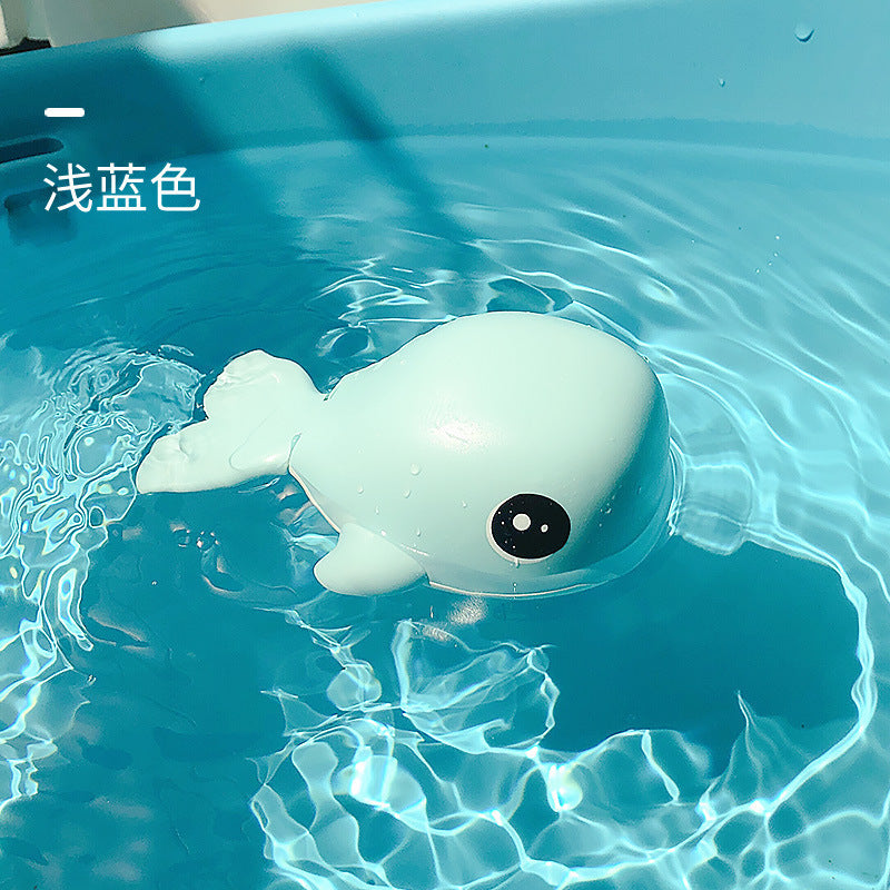 Little Yellow Duck Little Dolphin Playing Water Baby Bath Toys Bathroom Baby Children Bathing Swimming Tiktok Toys