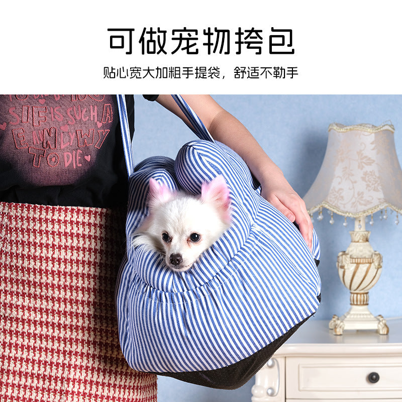 Pet car bed removable and washable portable dog bed portable outdoor pet bag car co-pilot car pet mat