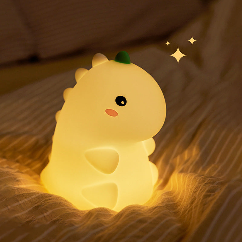 Cross-border cloud silicone night light pat light charging desk lamp baby special night light net celebrity bedside lamp ornaments