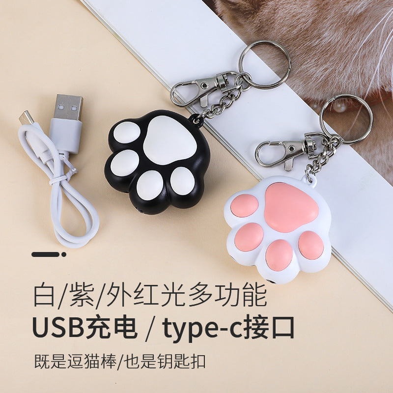 Laser Cat Funny Stick Projection Multi-Pattern Infrared Blue Light Cat Interactive Toy USB Cat Funny Pen Pet Supplies