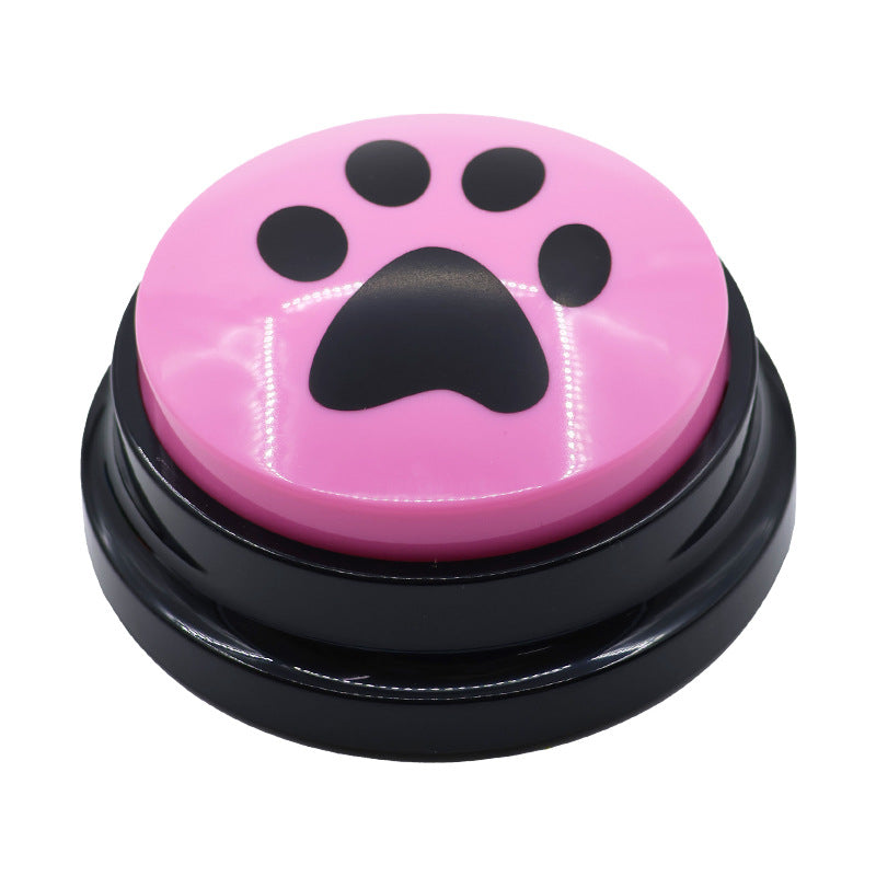 Pet communication button dog sound box training talking toy recording sounder squeeze box voice