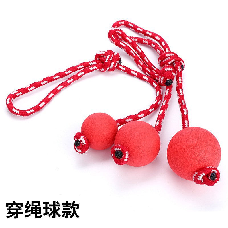 Pet toy ball latex sound bite resistant dog toy interactive training self-entertainment cross-border pet supplies wholesale factory