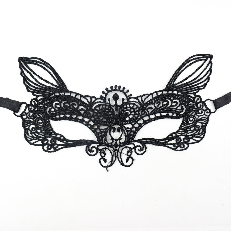Cross-border exclusive masquerade party lace mask Christmas Halloween fun unshaped eye mask supplies