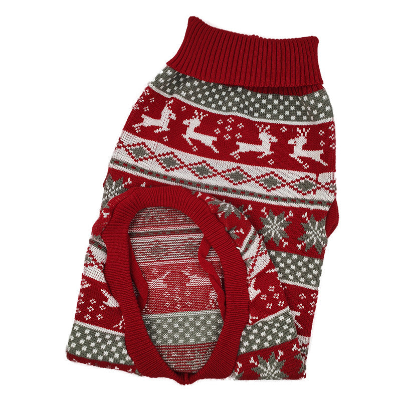 Pet sweater manufacturers in stock Autumn and winter cat and dog clothes Cat and dog sweaters knitted sweaters foreign trade sweaters