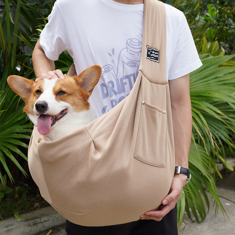 Cross-border wholesale pet messenger bag cat bag dog travel bag portable pet backpack new pet shoulder bag