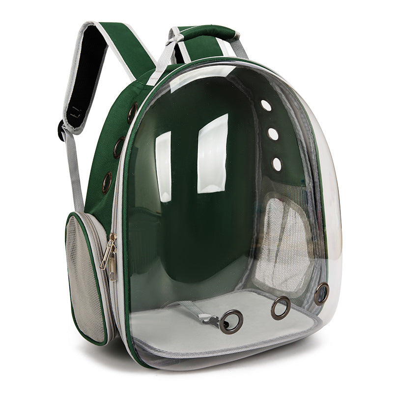 Pet bag transparent portable space capsule large capacity panoramic pet supplies travel outdoor backpack cat bag