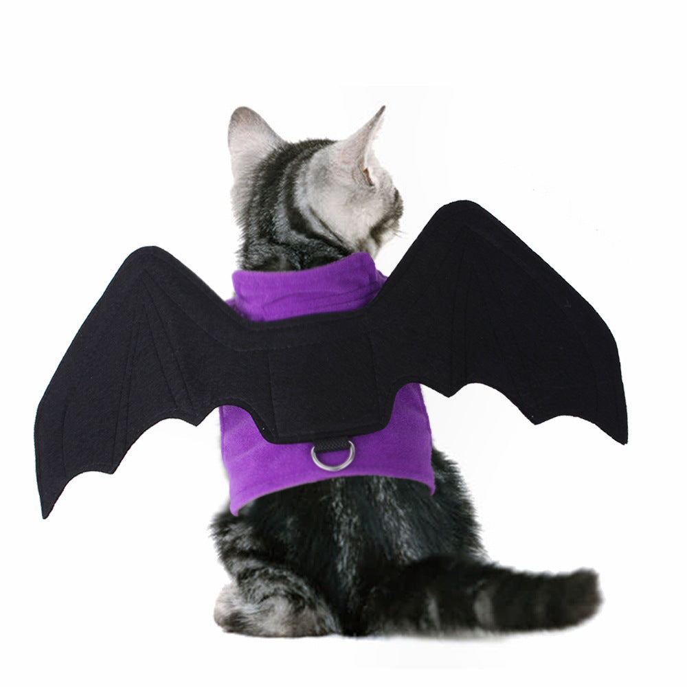 Cat clothes funny decoration clothing personality bat wings small pet dog bat transformation clothing cross-border