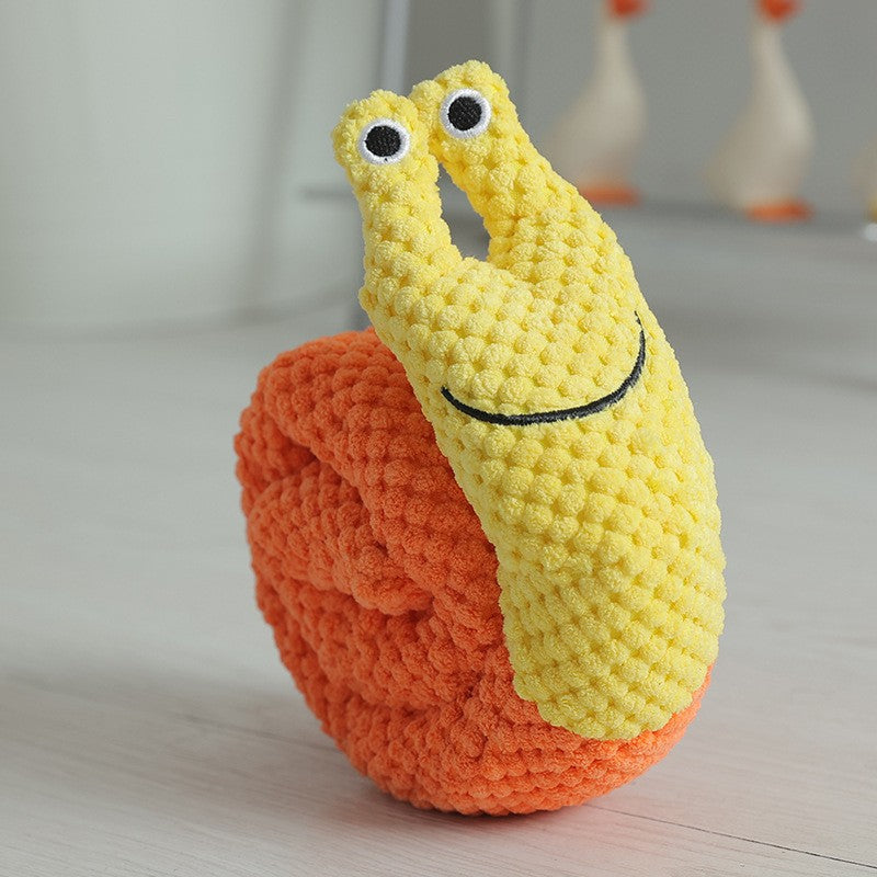 Dog toy teething plush chew-resistant Teddy Bichon Pomeranian milk dog sleeping sound relief artifact pet supplies