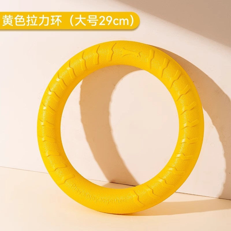 Dog plush sound frisbee toy interactive self-entertainment boredom grinding teeth resistant pet training Corgi Teddy