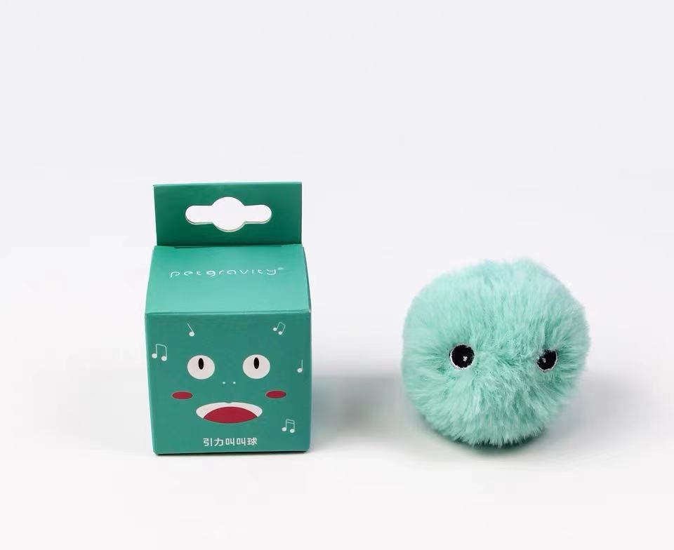 Kitten's gravitational call ball toy teasing cat ball catnip sound molar teeth bite self-healing relieve boredom pet supplies