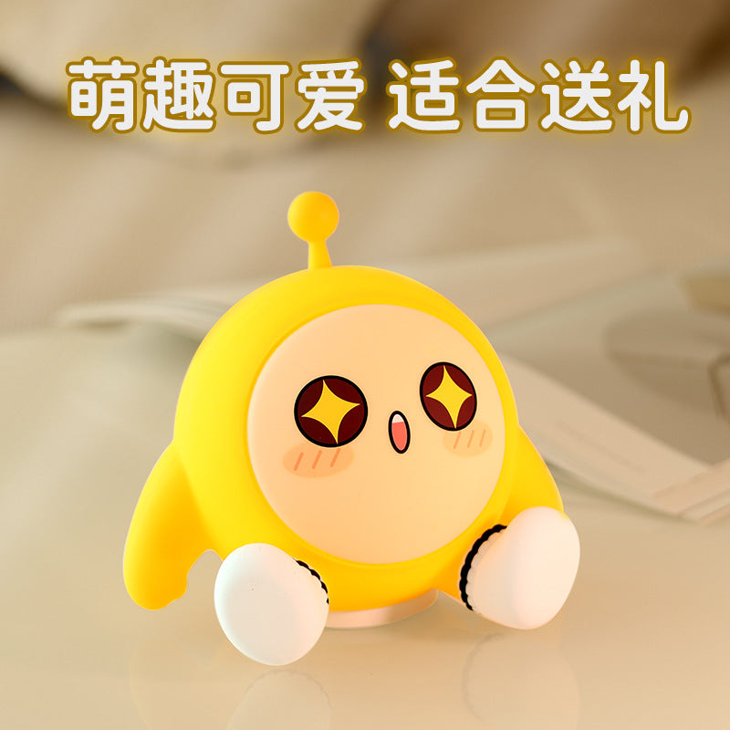 Pumpkin Pat Lamp Silicone Night Light Bedroom Mother and Baby Feeding Bedside Lamp Halloween Creative Festival Atmosphere Night Light