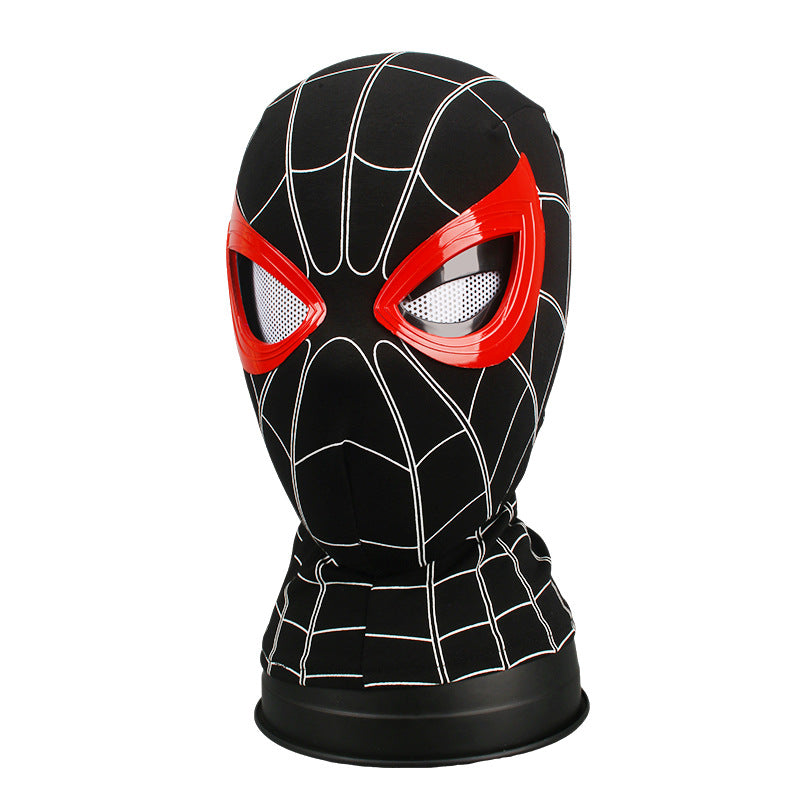 Cross-border Spider-Man headgear electric blinking luminous mask Miles Halloween cos helmet gift toy