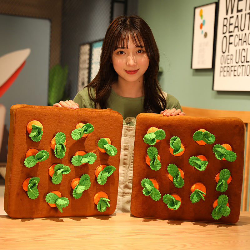 Cross-border spot pull radish plush toy pet tearing doll cute doll children's educational radish parent-child