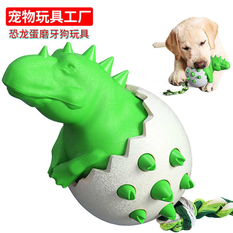 Pet supplies factory wholesale company new hot Amazon chew stick dog toothbrush dinosaur egg dog toy