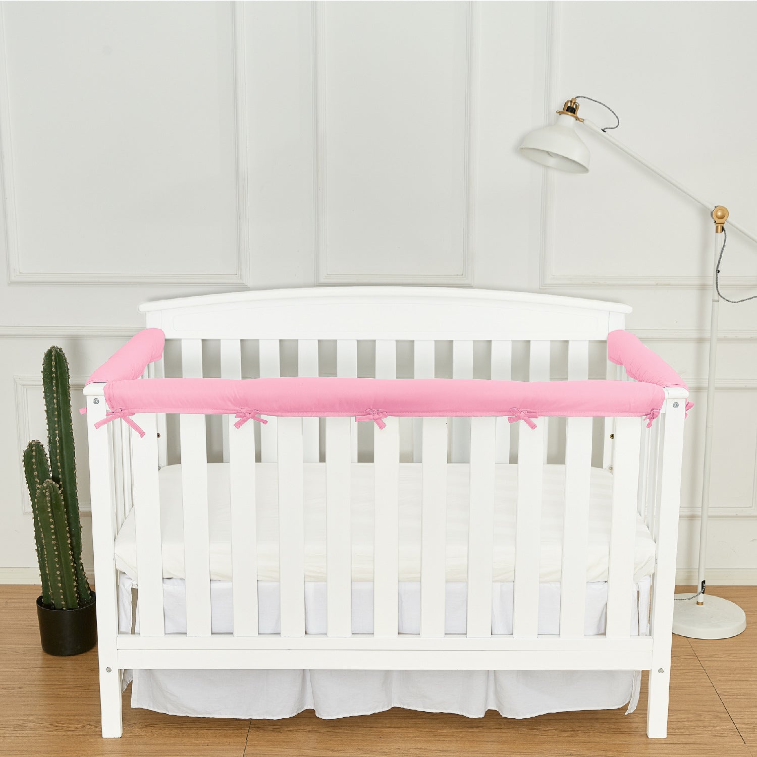 Cross-border baby crib anti-collision protection edge strip solid color baby crib baby anti-collision soft bag foreign trade home textile spot